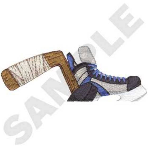 Picture of Hockey Pocket Topper Machine Embroidery Design