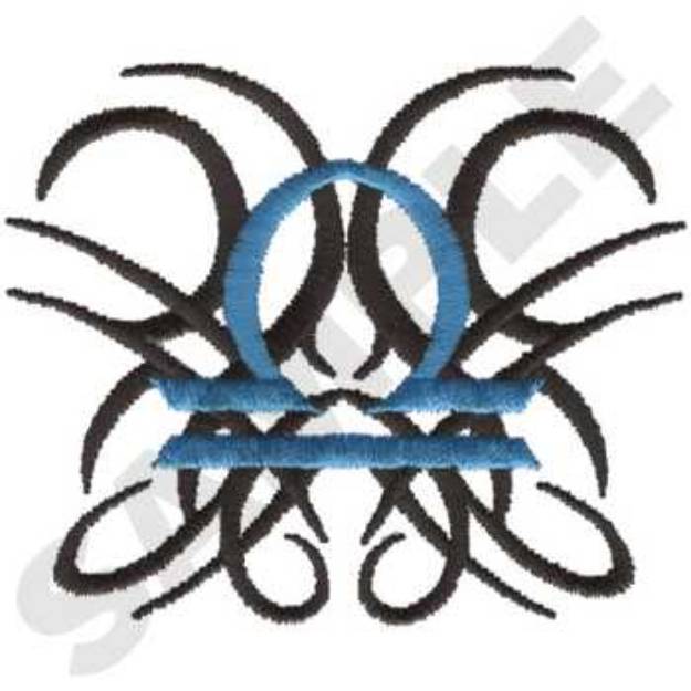 Picture of Libra Machine Embroidery Design