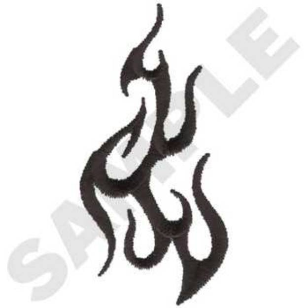 Picture of Flames Machine Embroidery Design