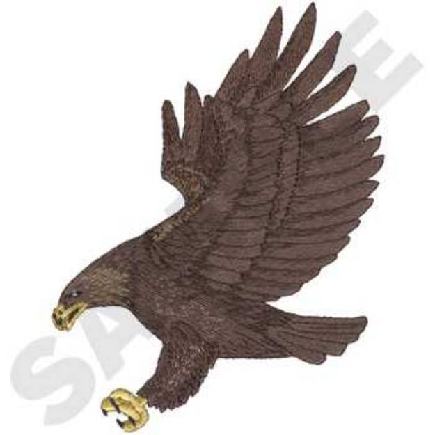 Picture of Golden Eagle Machine Embroidery Design