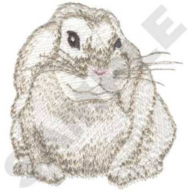 Picture of Lop-Eared Rabbit Machine Embroidery Design