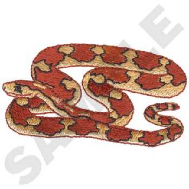 Picture of Corn Snake Machine Embroidery Design