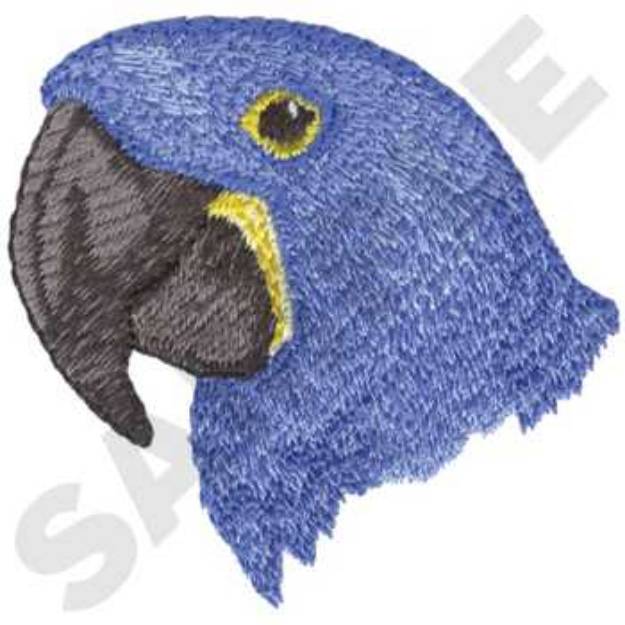 Picture of Hyacinth Macaw Machine Embroidery Design