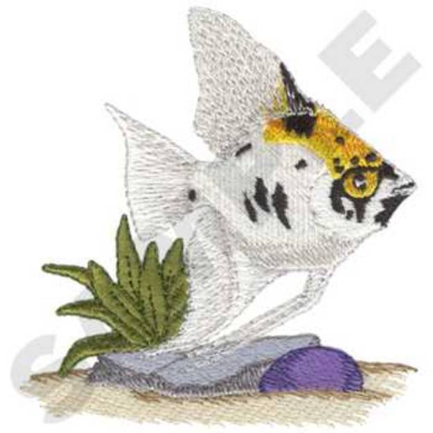 Picture of Angelfish Machine Embroidery Design