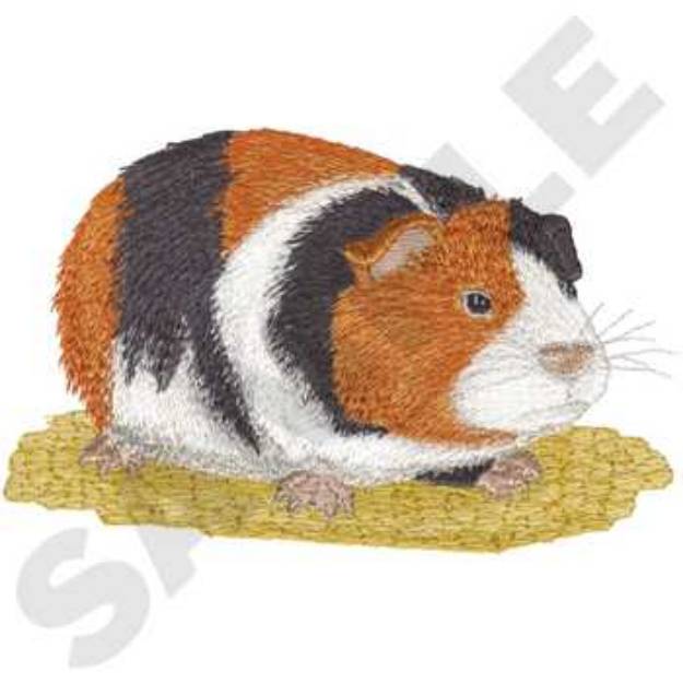 Picture of Guinea Pig Machine Embroidery Design