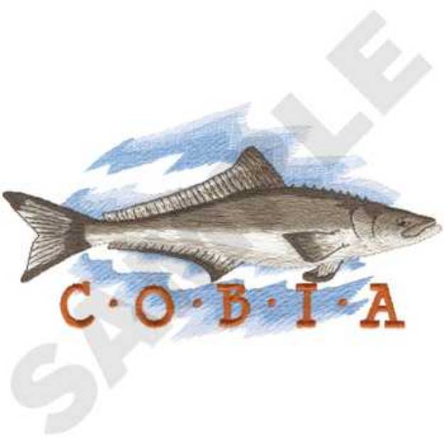 Picture of Cobia Machine Embroidery Design