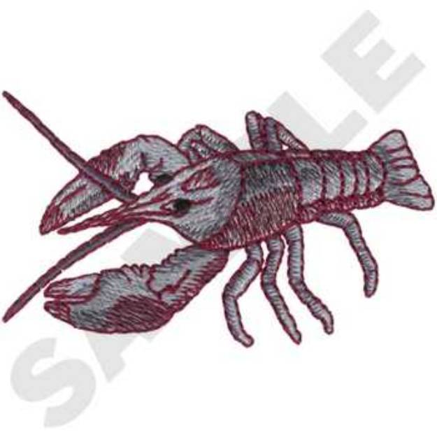 Picture of Crawfish Machine Embroidery Design