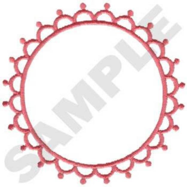 Picture of Circle Border Machine Embroidery Design