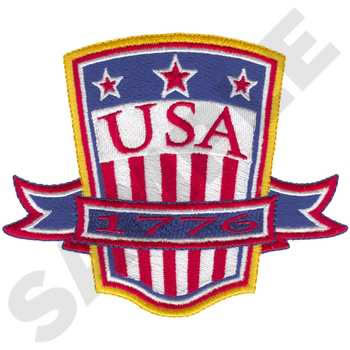 USA  1776 Machine Embroidery Design