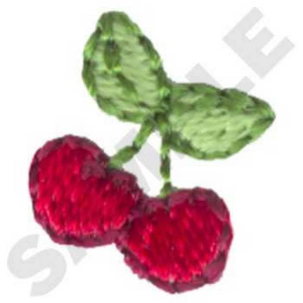 Picture of Cherries Machine Embroidery Design