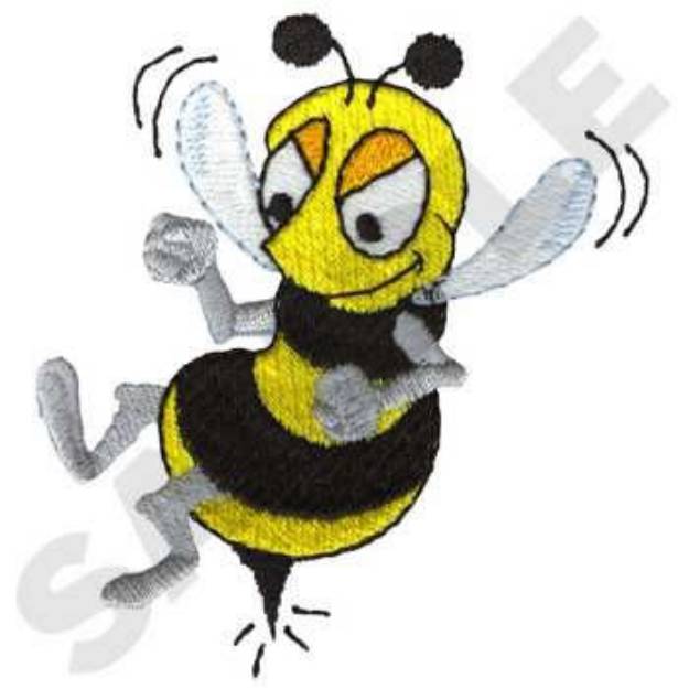 Picture of Stinging Bee Machine Embroidery Design