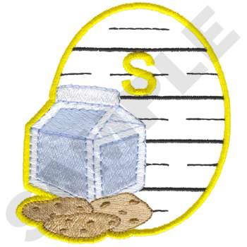 S Is For Snack Machine Embroidery Design