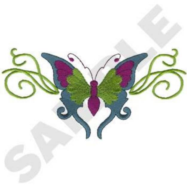 Picture of Butterfly Machine Embroidery Design