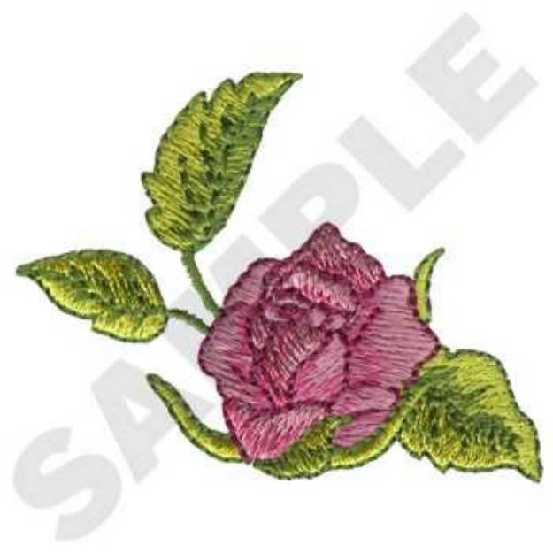 Picture of Rosebud Machine Embroidery Design