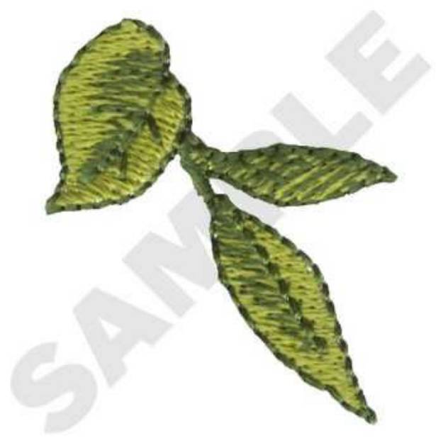 Picture of Rose Leaf Machine Embroidery Design