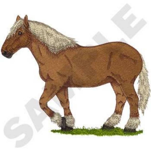 Picture of Comtois Horse Machine Embroidery Design