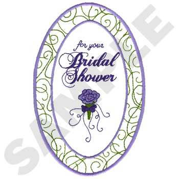 Bridal Shower Machine Embroidery Design