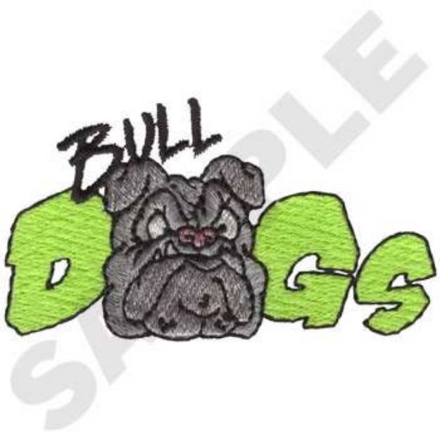 Picture of Bulldogs Machine Embroidery Design