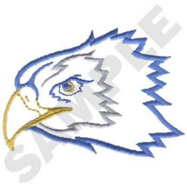 Picture of Eagle Outline Machine Embroidery Design