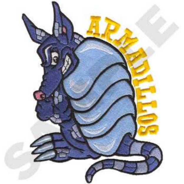 Picture of Armadillos Machine Embroidery Design