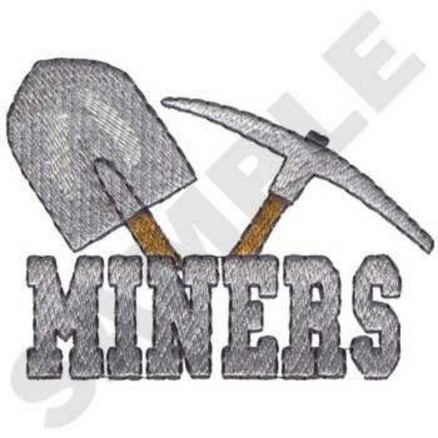 Picture of Miners Mascot Machine Embroidery Design