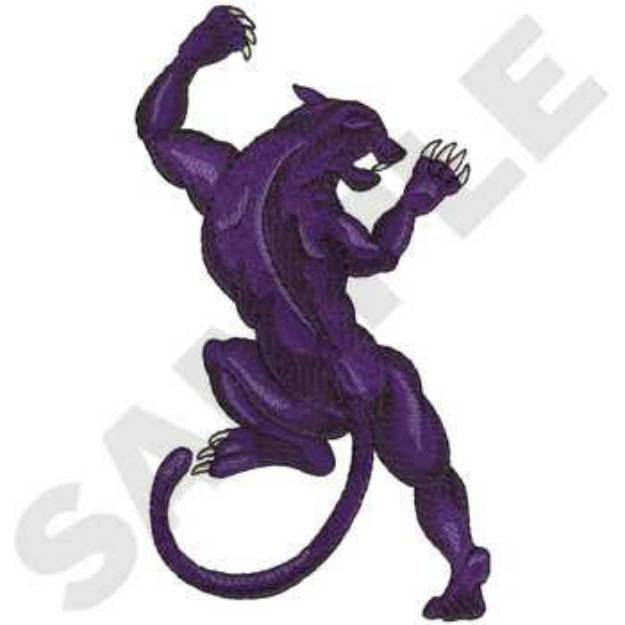 Picture of Panther Mascot Machine Embroidery Design