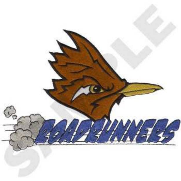 Picture of Roadrunners Mascot Machine Embroidery Design