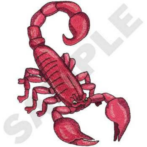 Picture of Scorpions Mascot Machine Embroidery Design