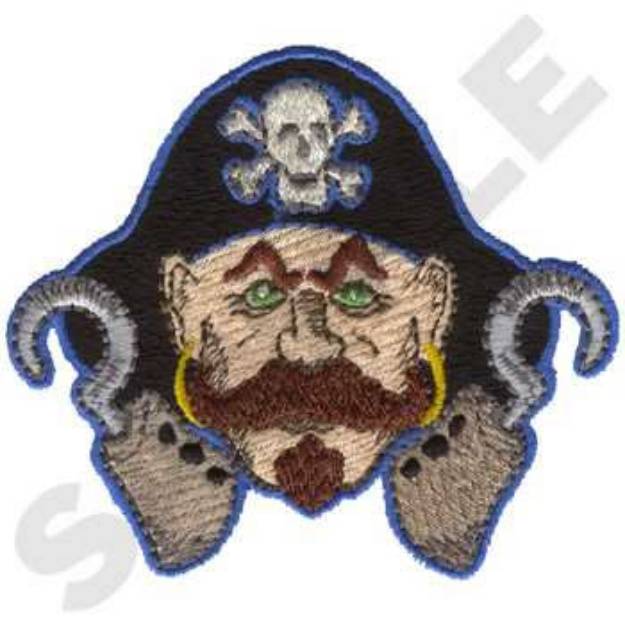 Picture of Face & Hooks Machine Embroidery Design