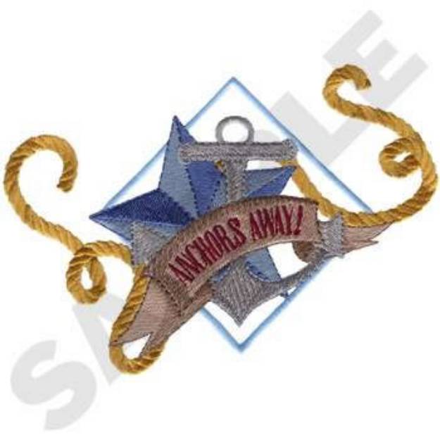 Picture of Anchors Away Machine Embroidery Design