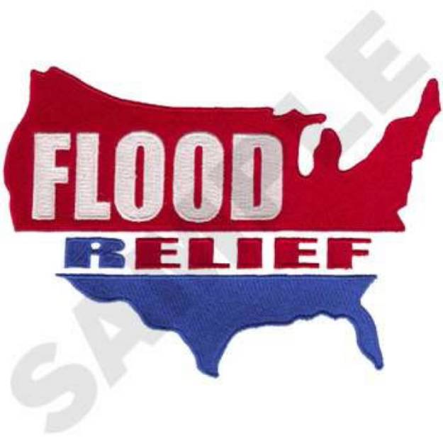 Picture of Flood U.S.A. Machine Embroidery Design