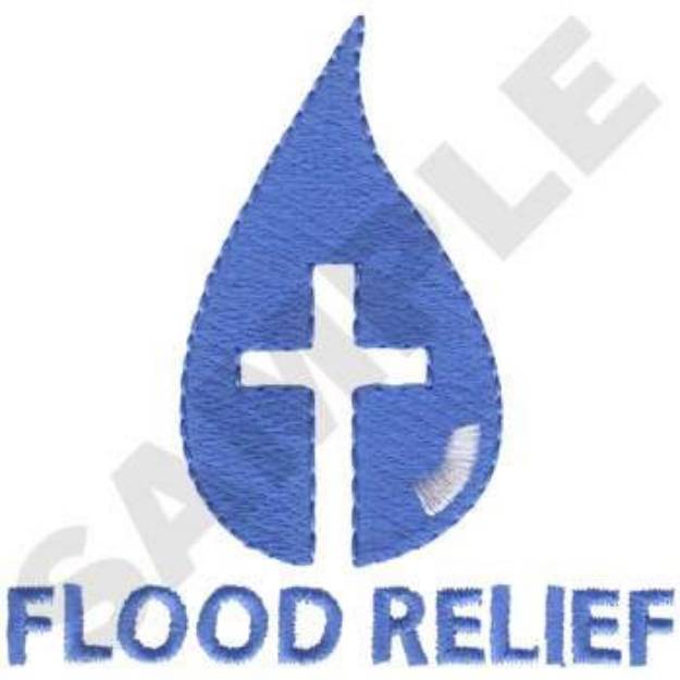 Picture of Flood Drop Machine Embroidery Design