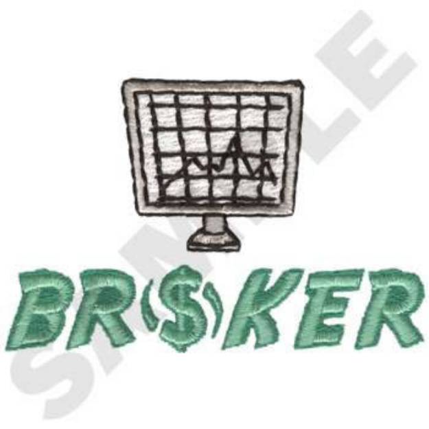 Picture of Stock Broker Machine Embroidery Design