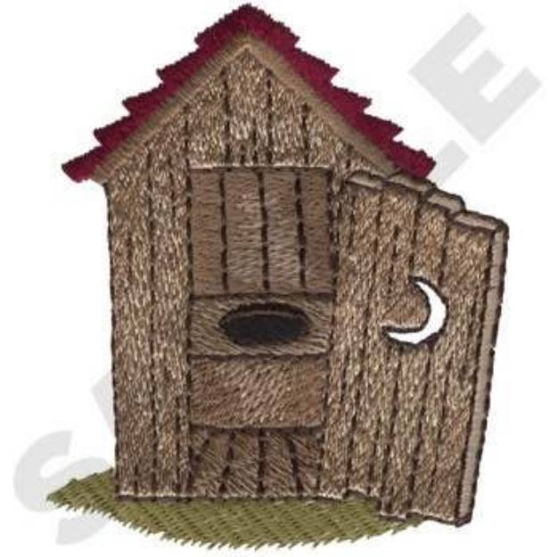 Picture of Outhouse Machine Embroidery Design