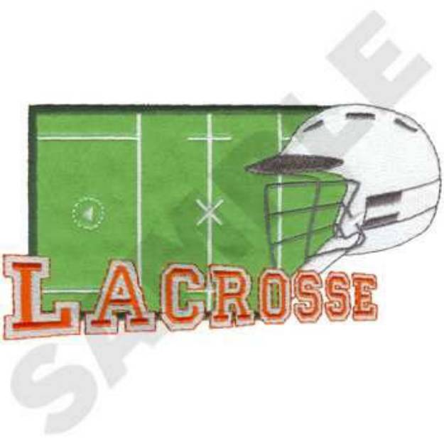 Picture of Lacrosse Applique Machine Embroidery Design