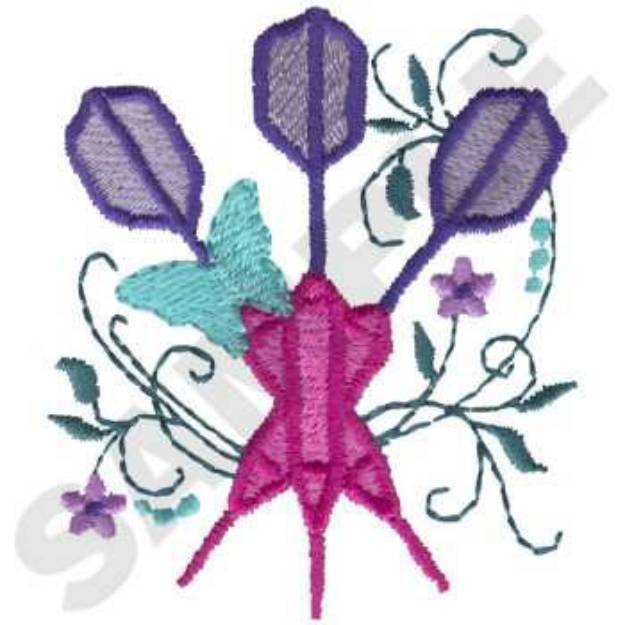 Picture of Darts Machine Embroidery Design