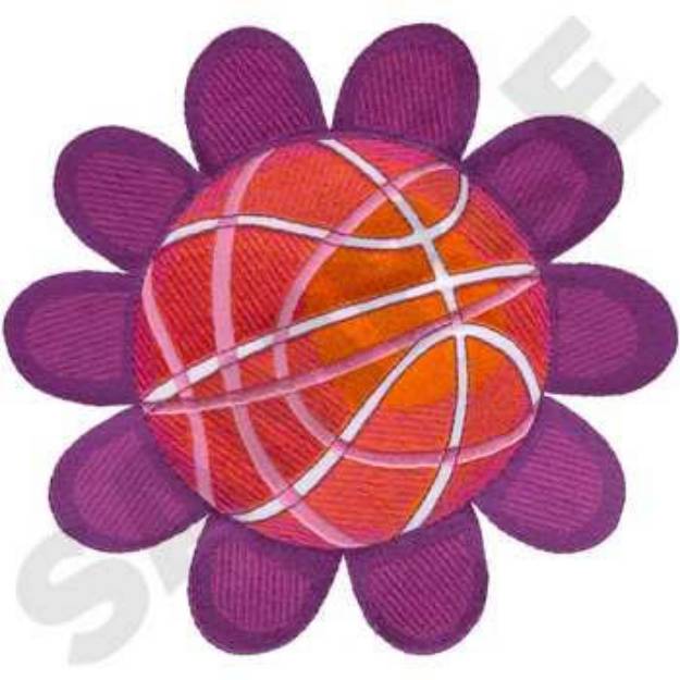 Picture of Womens Basketball Machine Embroidery Design