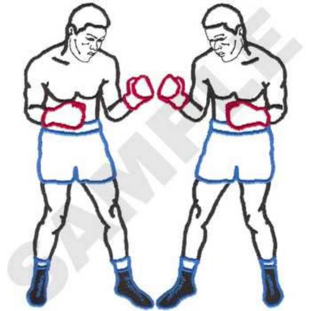 Picture of Boxers Machine Embroidery Design