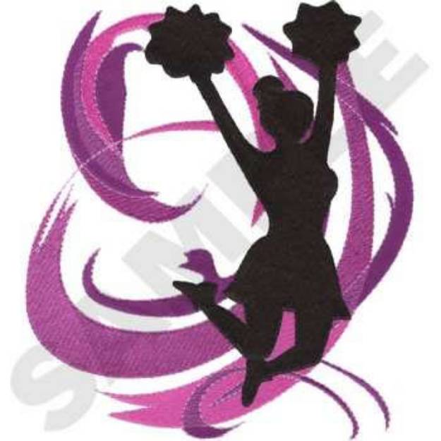 Picture of Cheerleader Machine Embroidery Design