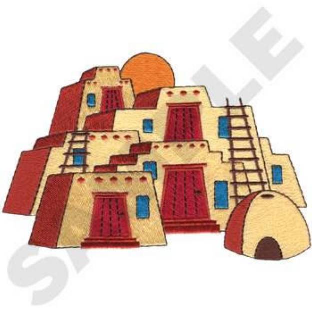 Picture of Pueblo Machine Embroidery Design