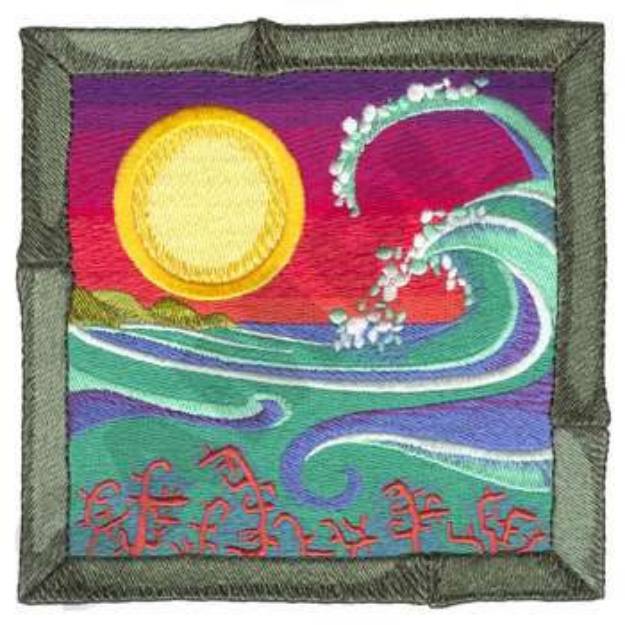 Picture of Surfers Reef Machine Embroidery Design