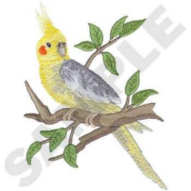 Picture of Cockatiel Machine Embroidery Design