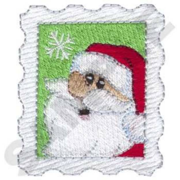 Picture of Santa Stamp Machine Embroidery Design