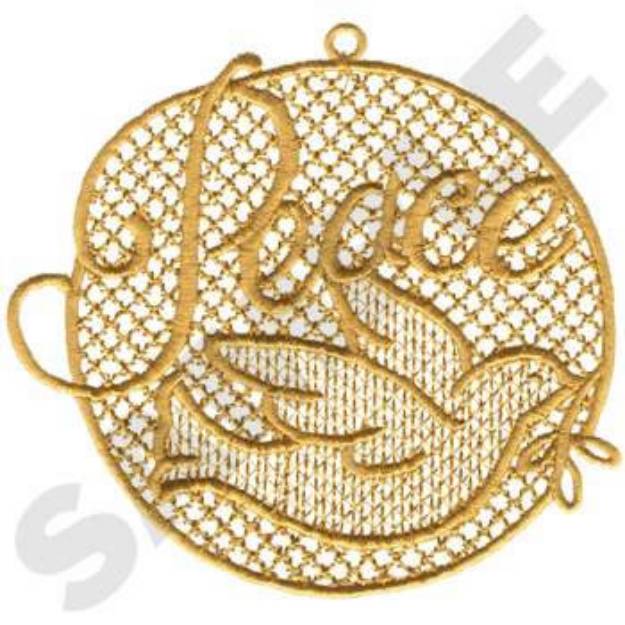 Picture of Lace Ornament Machine Embroidery Design