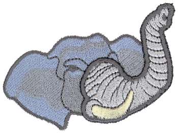 3D Elephant Machine Embroidery Design