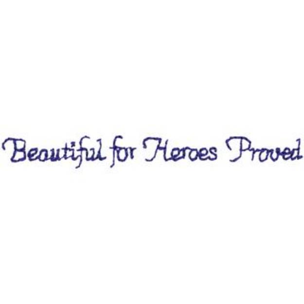 Picture of Heroes Proved Machine Embroidery Design