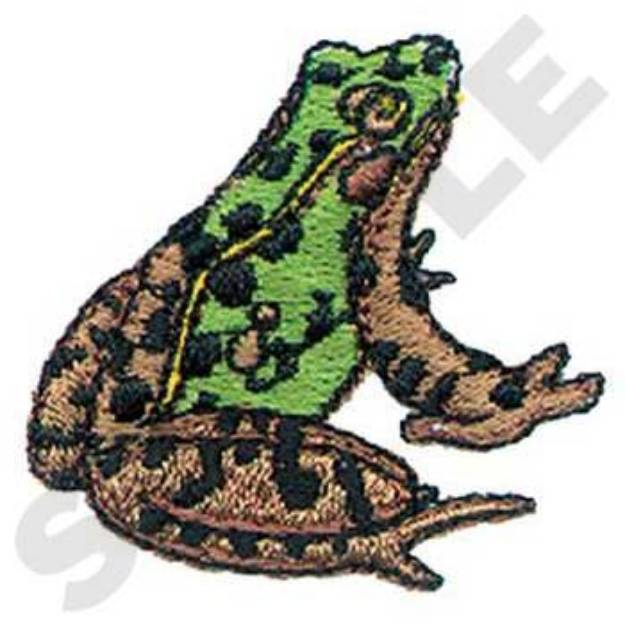 Picture of Frog Machine Embroidery Design