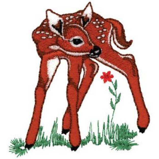 Picture of Fawn Machine Embroidery Design