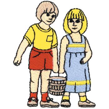 Jack And Jill Machine Embroidery Design