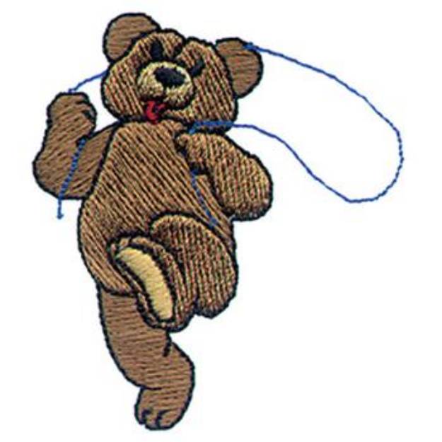 Picture of Jump Rope Bear Machine Embroidery Design